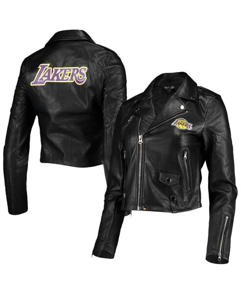 Толстовка женская The Wild Collective Los Angeles Lakers черная Moto.
