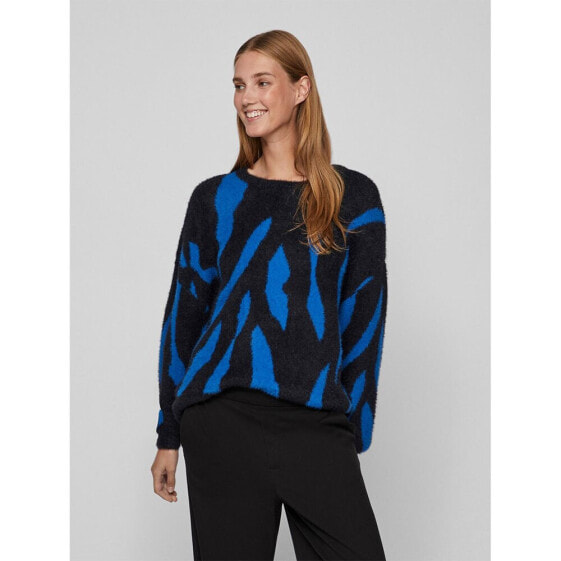 VILA Juli Jaquard Mock Neck Sweater