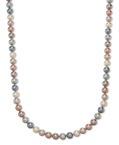 Gold-Tone Tonal Imitation Pearl All-Around 60" Strand Necklace, Created for Macy's
