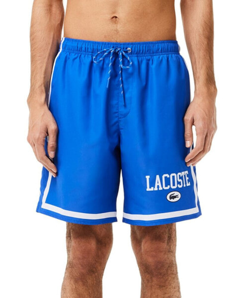 Men's Quick-Dry Logo-Print Swim Trunks