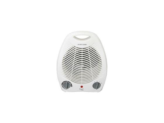 Vie Air VA-207C 2-Settings White Office Fan Heater With Adjustable Thermostat