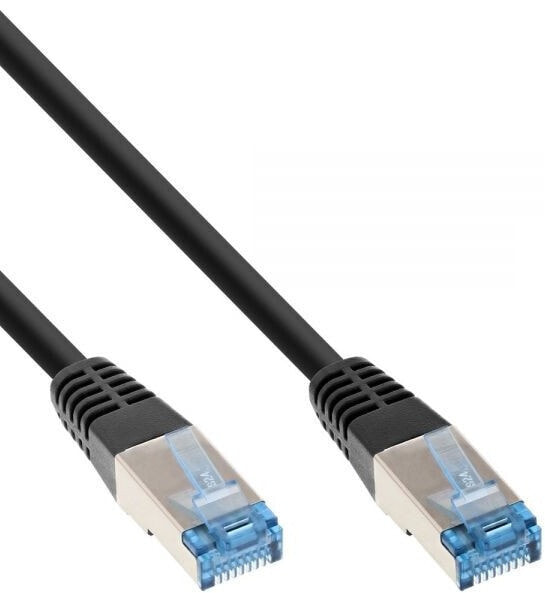 InLine Patch cable - Cat.6A - S/FTP - TPE flexible - black - 2m
