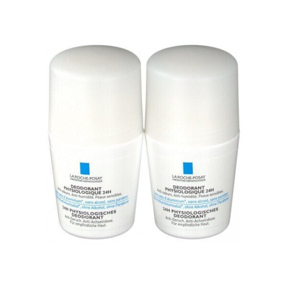 Physiological deodorant roll-on 24H (24HR Physiological Deodorant) 2 x 50 ml