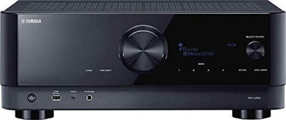 Yamaha AV Receiver RX-V6A Black - Network Receiver with Dolby Atmos Height Virtualizer & Receiver RX-V4A Black - Network Receiver with MusicCast Surround Sound