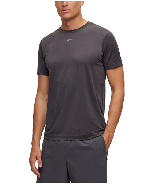 Men's Reflective Pattern Slim-Fit T-shirt