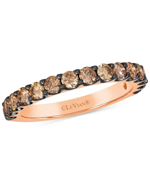 Chocolatier® Chocolate Diamond Band (1 ct. t.w) in 14k Gold