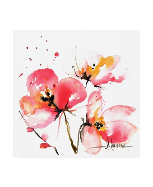 Leticia Herrera Blooms Hermanas IV Canvas Art - 15" x 20"