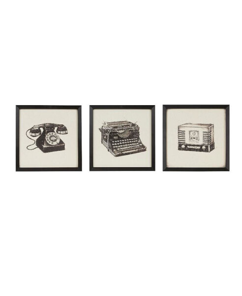 Vintage Models 3-Piece Framed Wall Art Set