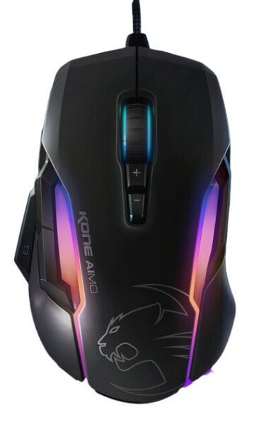ROCCAT Kone AIMO Remastered - Right-hand - Optical - USB Type-A - 16000 DPI - 1 ms - Black