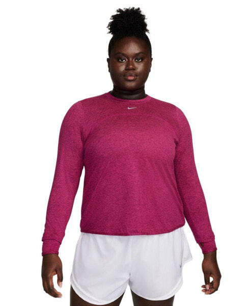 Plus Size Active Dri-FIT Swift Element UV Crewneck Running Top