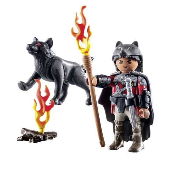 PLAYMOBIL Warrior With Wolf Construction Game
