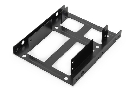 DIGITUS Dual 2.5" HDD/SSD Internal Mounting Kit incl. cable set - Universal - Mounting frame - Metal - Black - 2.5" - China