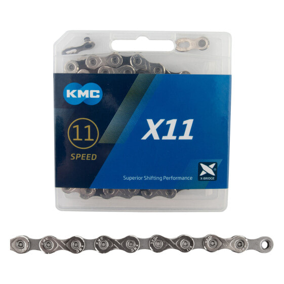KMC X11.93 Chain - 11-Speed, 116 Links, Black/Silver