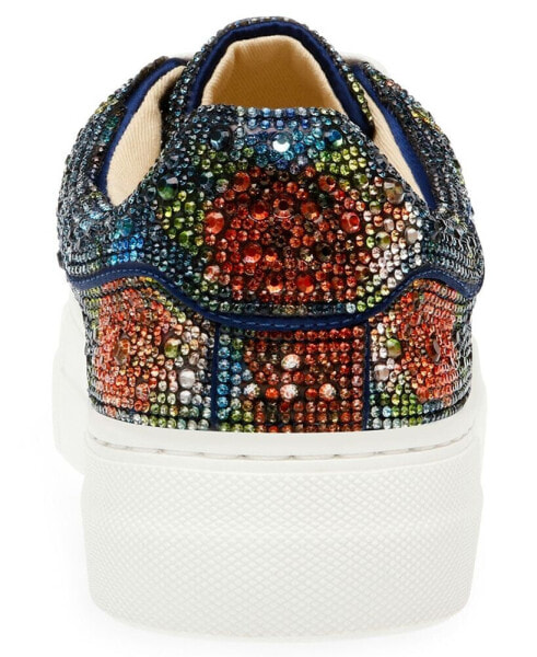 Betsey Johnson Women's Sidny Rhinestone Platform Sneakers