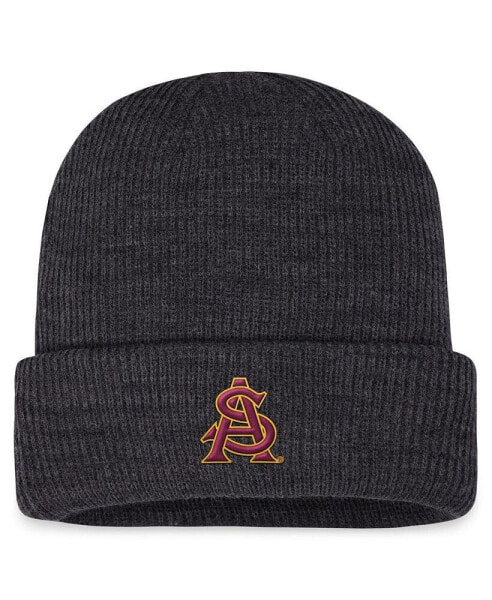 Men's Charcoal Arizona State Sun Devils Sheer Cuffed Knit Hat