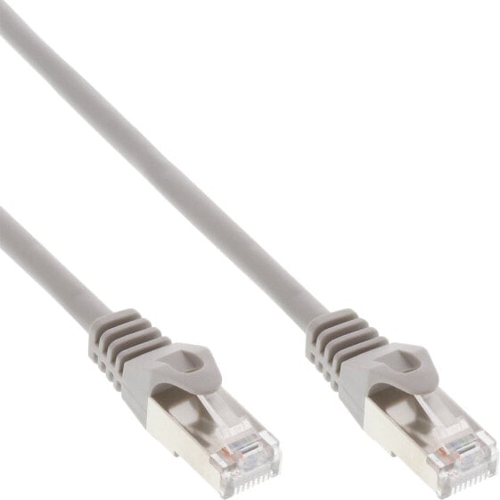 InLine 300pcs. pack Bulk-Pack Patch cable - SF/UTP - Cat.5e - grey - 0.25m