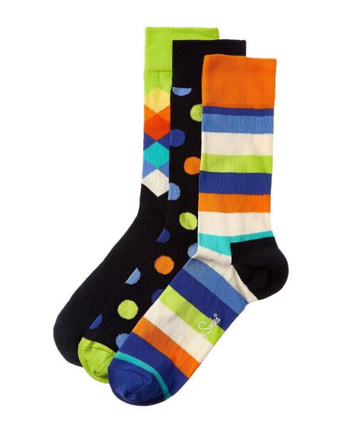 Носки Happy Socks Big Dot 3Pk Mens 41-46