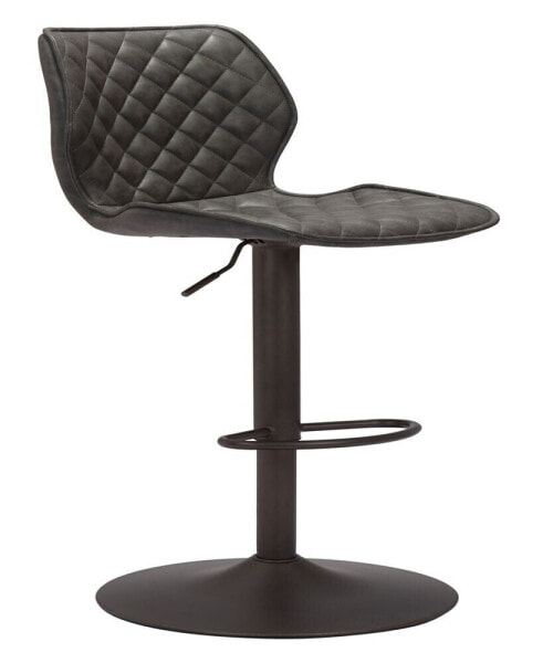45" Steel, Polyurethane Seth Adjustable Base Bar Chair