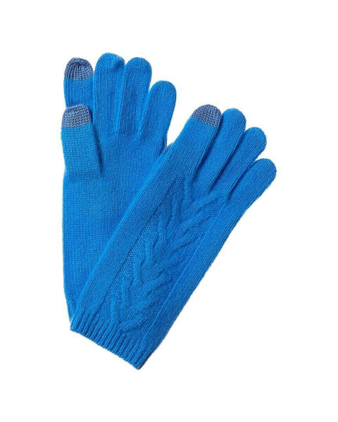 Amicale Cashmere Cable Gloves Women's