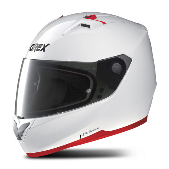 Integralhelm Grex G6.2 K-Sport Metall-Weiß-Rot