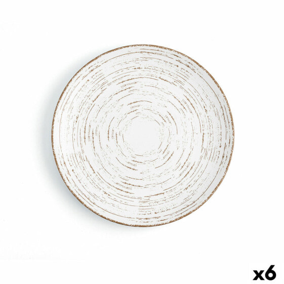 Плоская тарелка Ariane Tornado Керамика Двухцветный (Ø 27 cm) (6 штук)