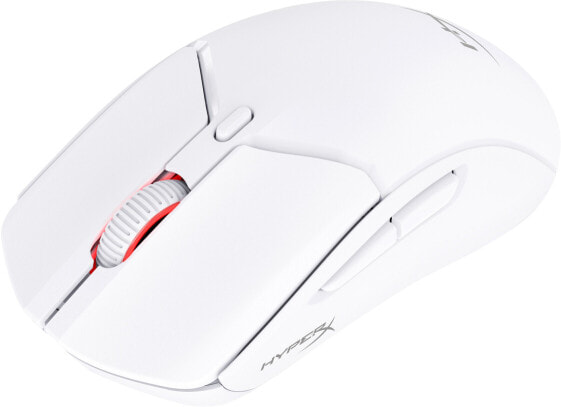 HP HyperX Pulsefire Haste 2 - Wireless Gaming Mouse (White) - Ambidextrous - RF Wireless + Bluetooth - 26000 DPI - White