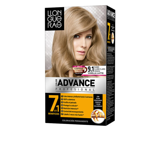 Llongueras Color Advance Permanent Hair Color No.9,1 Ash Light Blond Перманентная краска для волос, оттенок пепельно светлый блонд