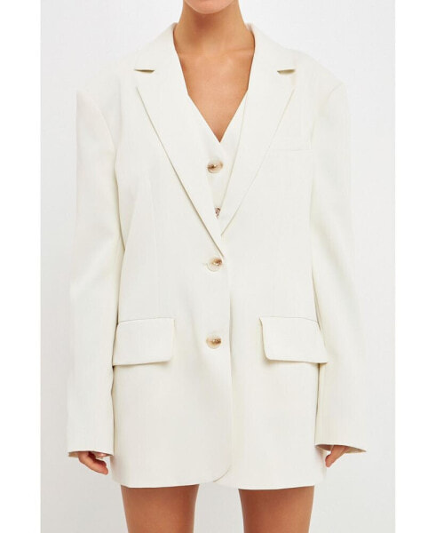 Women's Buttery 2 Button Blazer