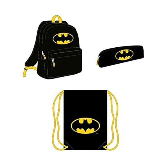 CERDA Batman Stationery Pack 3 Units: -Case and Sachet backpack