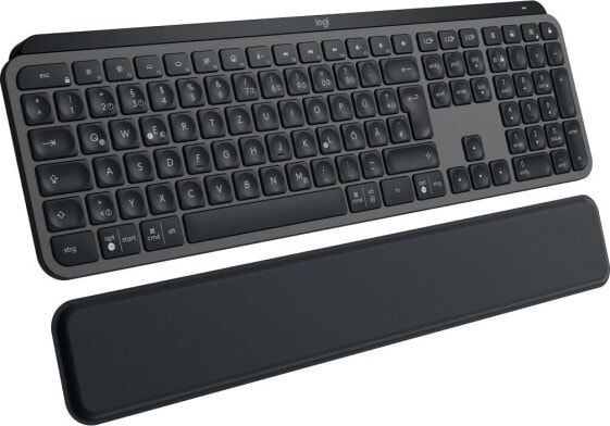 Logitech MX Keys S - Full-size (100%) - RF Wireless + Bluetooth - Scissor key switch - QWERTZ - LED - Graphite