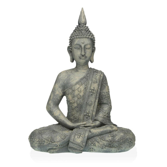 Декоративная фигура Versa Серый Будда 19 x 40 x 28 cm Смола