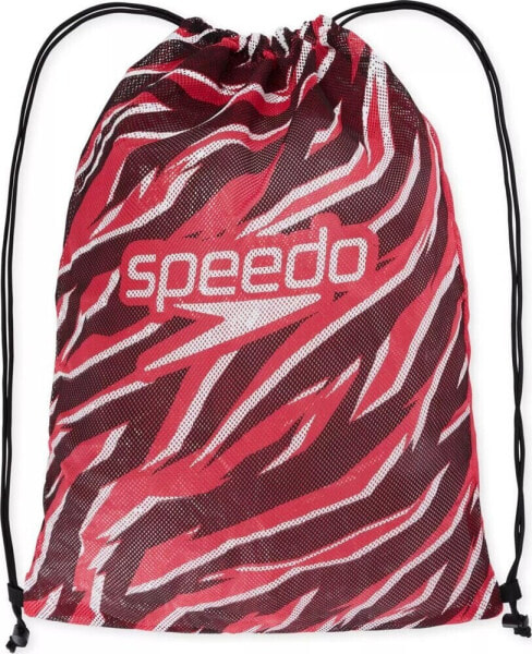 Speedo Worek Speedo PRINTED MESH BAG AU siren red/black/white