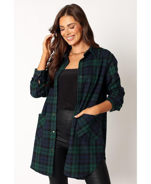 Lilith Plaid Shacket