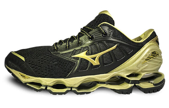 Кроссовки Mizuno Prophecy 9 Low Top  Black-золотые