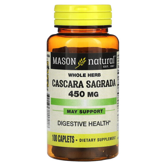 БАД для пищеварительной системы Mason Natural Cascara Sagrada, 450 мг, 100 таблеток