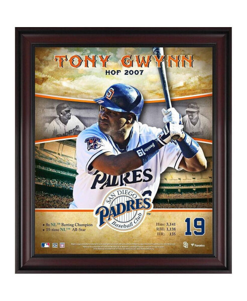 Tony Gwynn San Diego Padres Framed 15" x 17" Hall of Fame Career Profile