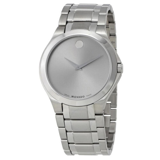 Часы Movado Steel & Case Silver-Tone Dial Analog