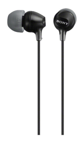 Sony MDR-EX15AP - Headset - In-ear - Calls & Music - Black - Binaural - 1.2 m