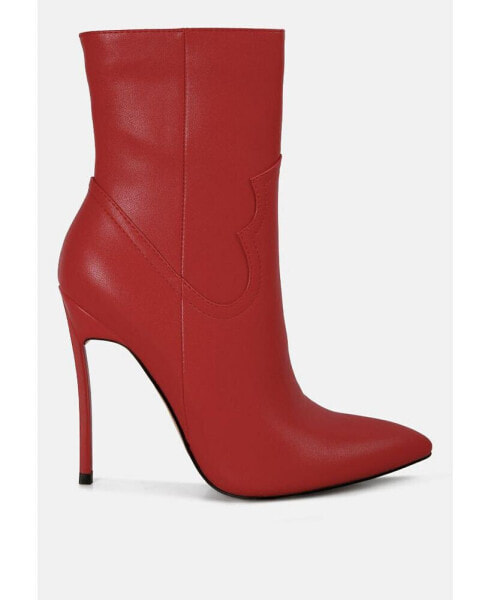 Jenner High Heel Cowboy Ankle Boots