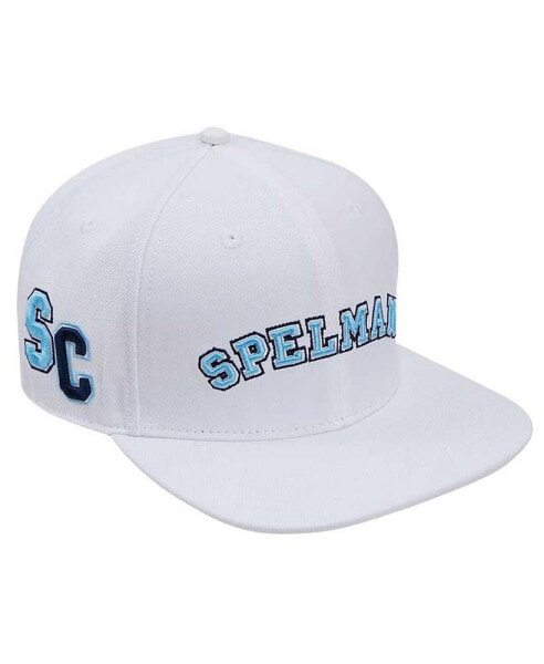 Men's White Spelman College Jaguars Evergreen Wool Snapback Hat