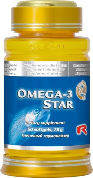 БАД Здоровье Starlife Omega-3 звездный 60 капсул