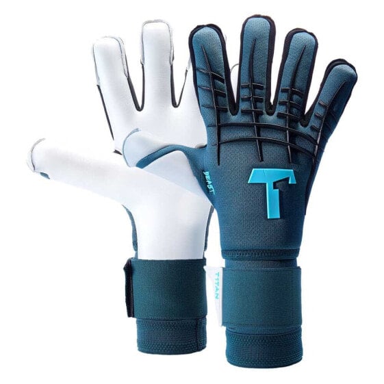 Вратарские перчатки T1TAN Petrol Beast 3.0 Adult с защитой пальцев