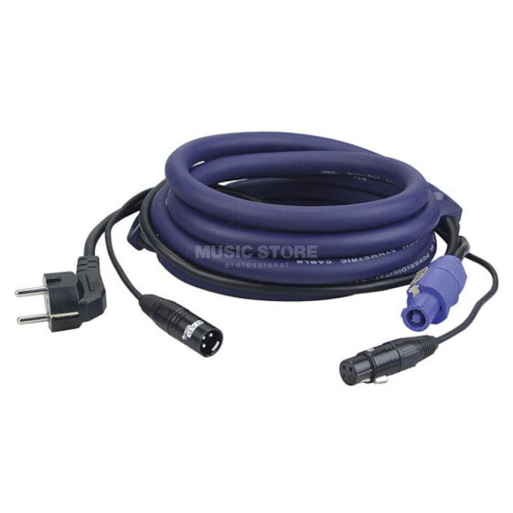 DAP FP06 Power-/Signal Cable 20m Schuko-Powercon/XLR-XLR, LICHT