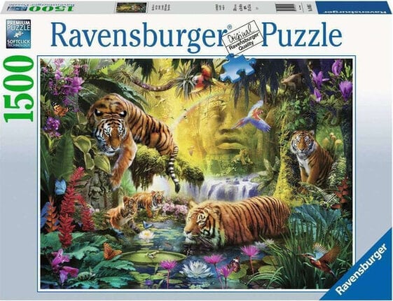Пазл развивающий Ravensburger Тигры над водой 1500 элементов