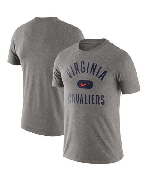Men's Heathered Gray Virginia Cavaliers Team Arch T-shirt