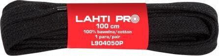 Lahti Pro SZNUROWADŁA PŁASK.100% BAWEŁ.CZAR.L904050P,10PAR,100CM,LAHTI