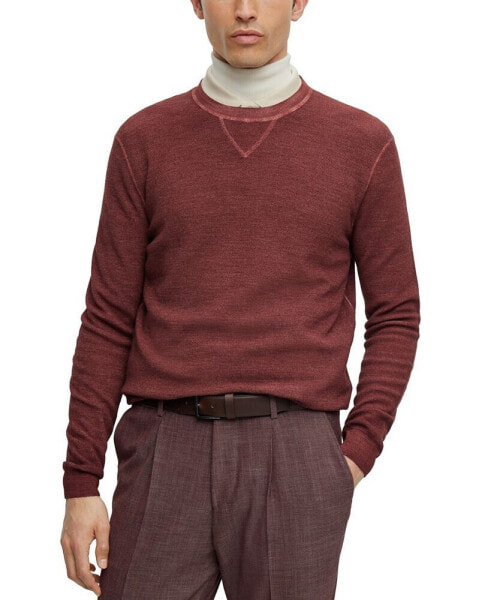Men's Structured-Knit Sweater