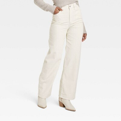 Women's High-Rise Corduroy Wide Leg Jeans - Universal Thread