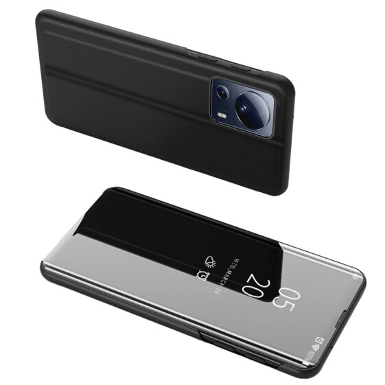 Чехол для смартфона с крышкой Clear View Case Hurtel для Xiaomi 13 Lite черный