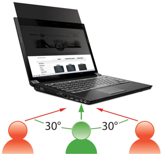 Mobilis 016227 - 33.8 cm (13.3") - 16:9 - Notebook - Frameless display privacy filter